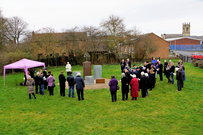 Attendees at the Holocaust Memorial Service 