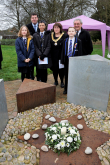 School Pupils with Andrew Percy MP, Brigg Mayor and Ian Sugarman