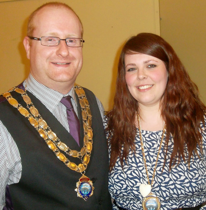 Town Mayor and Mayores of Brigg  2014-15
Cllr. Edward Arnott and his wife Lucy.